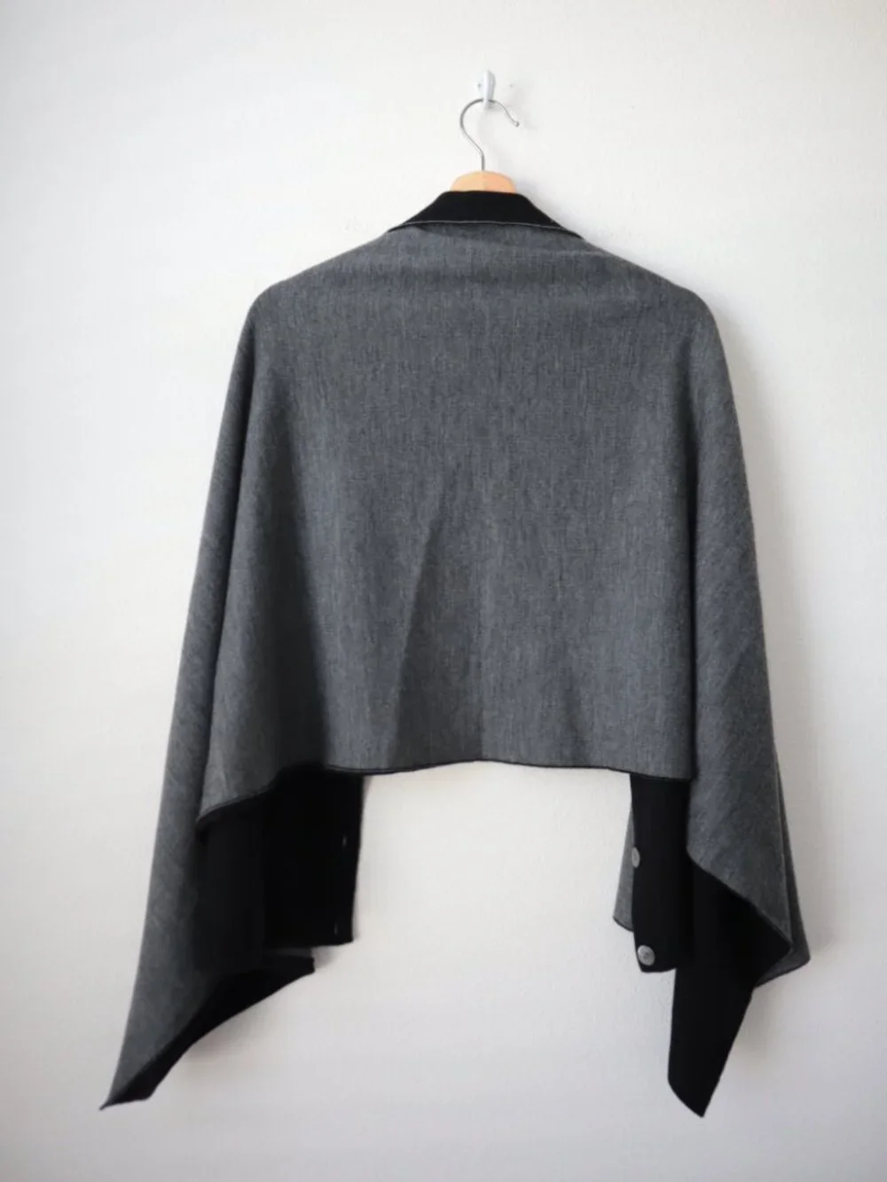 Orvis Reversible Wool Wrap Cape Scarf